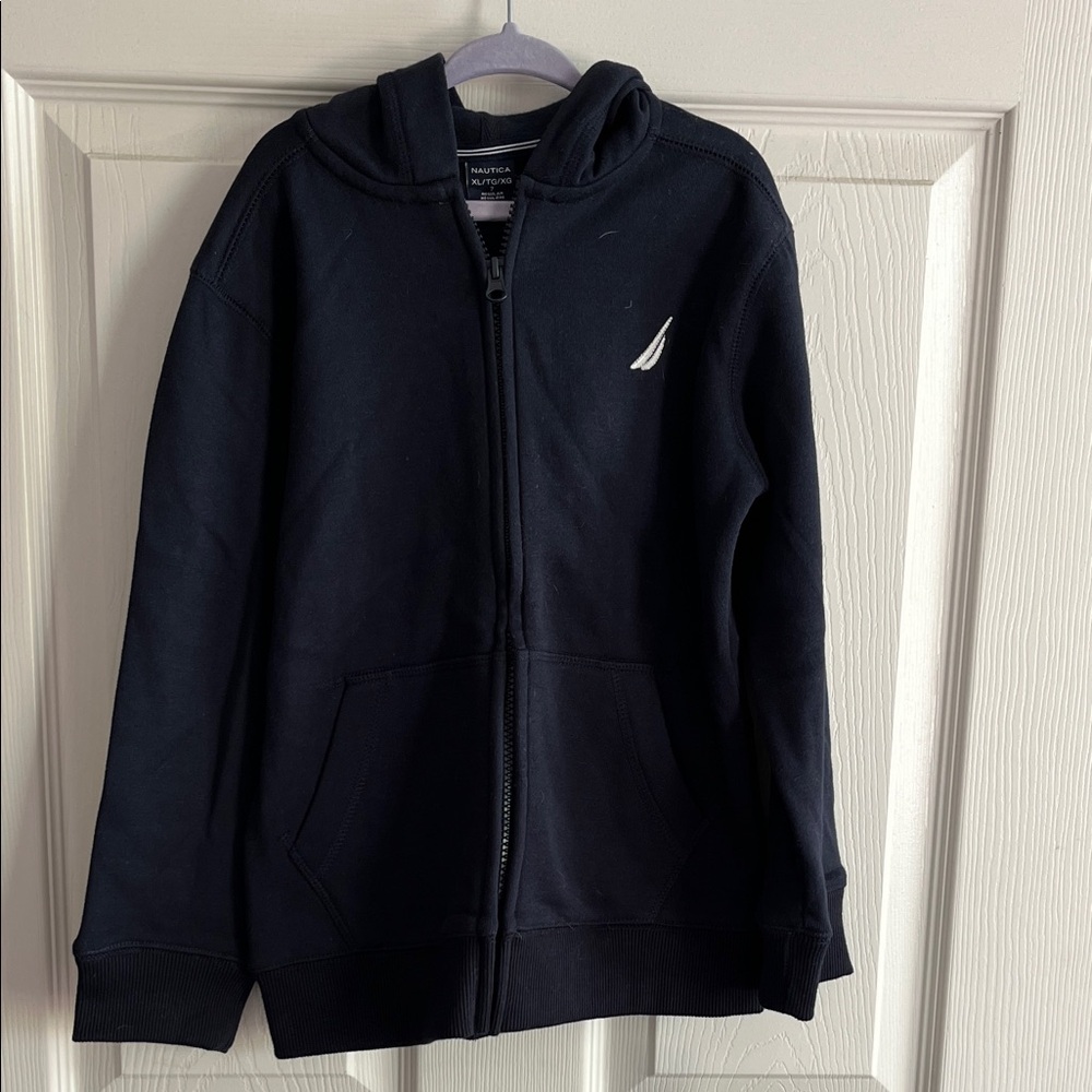 Nautica Navy Blue Hoodie Size 7